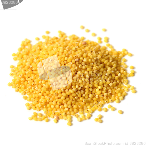 Image of raw yellow millet