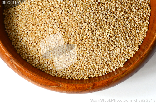 Image of white quinoa seeds