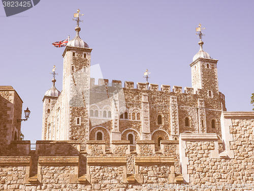 Image of Retro looking Tower of London
