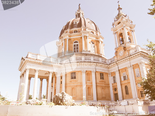 Image of Basilica di Superga, Turin, Italy vintage