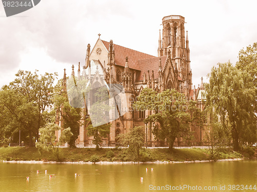 Image of Johanneskirche Church, Stuttgart vintage