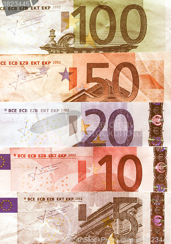 Image of  Euro note vintage