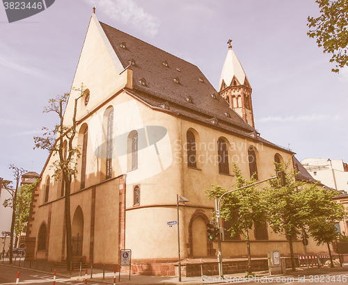 Image of St Leonard Church Frankfurt vintage