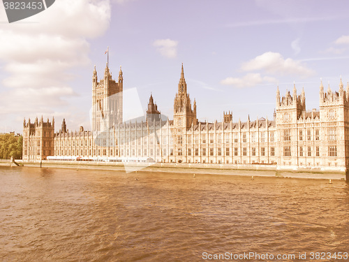 Image of Houses of Parliament vintage