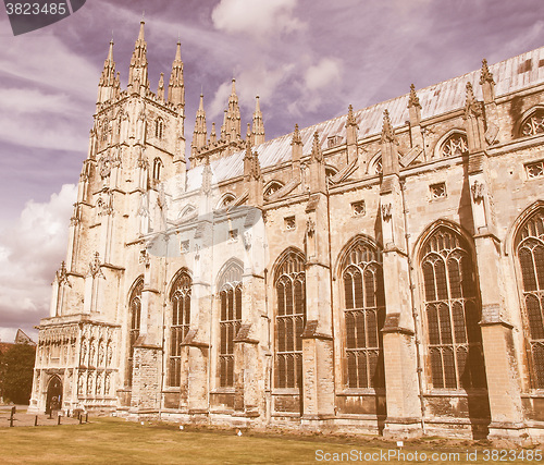 Image of Canterbury Cathedral vintage