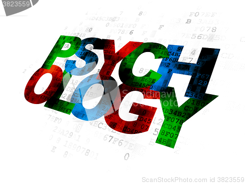 Image of Healthcare concept: Psychology on Digital background