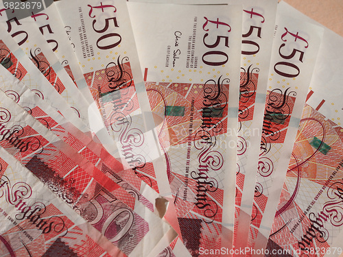 Image of Fifty Pound notes