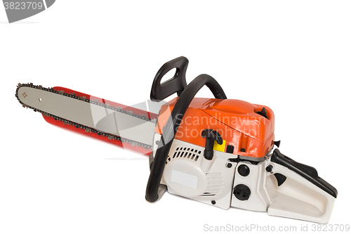 Image of Chainsaw on a white background.