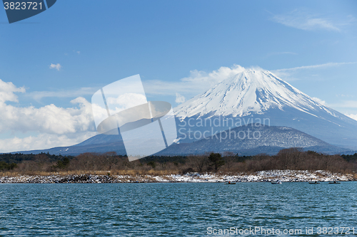 Image of Fujisan and Lake Shoji