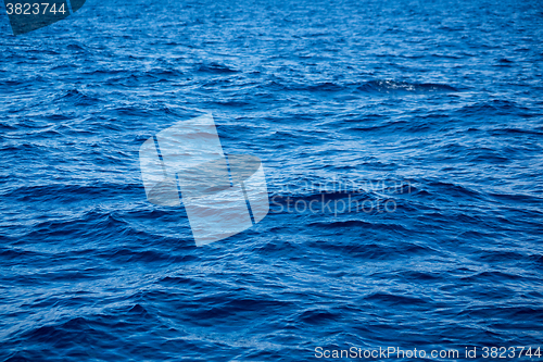 Image of Blue sea surface with waves