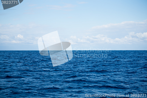 Image of Sky and water of ocean