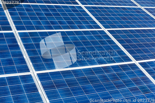 Image of Solar panel close up