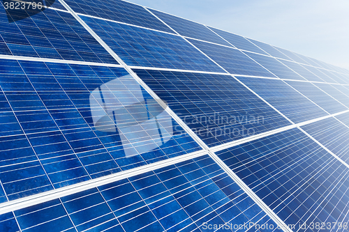 Image of Solar panel close up