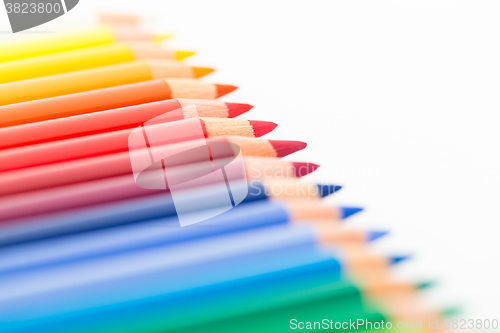 Image of Colour pencil close up