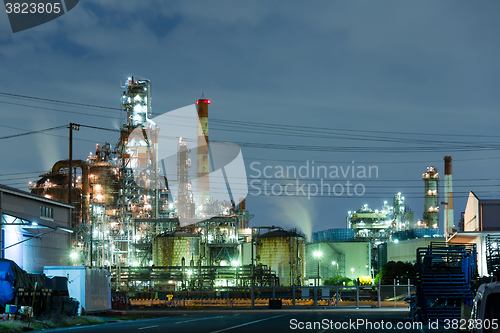 Image of Industrial night view