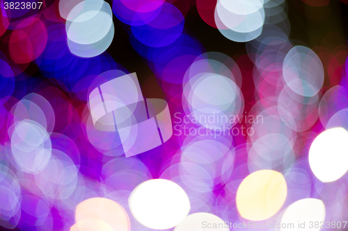 Image of Abstract circular bokeh