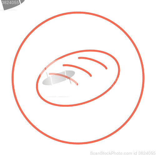 Image of Loaf line icon.