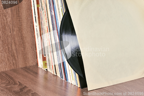 Image of Old Vinyl records