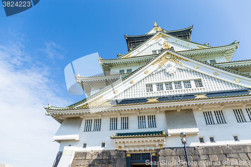 Image of Traditional Osaka castle in Japan