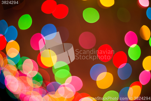 Image of Bokeh light vintage background