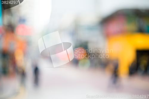 Image of Blur view of the city