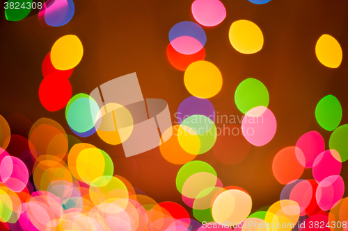 Image of Abstract bokeh light background