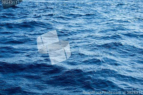 Image of Blue sea with waves