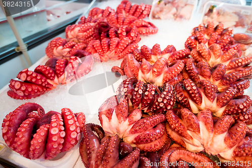 Image of Octopus in Japanese wet market
