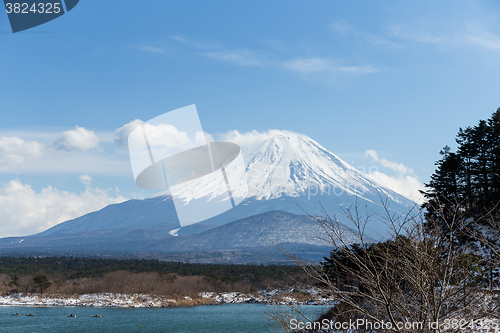 Image of Lake Shoji and Fujisan