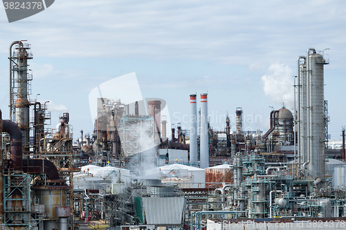 Image of Oil and gas refinery plant