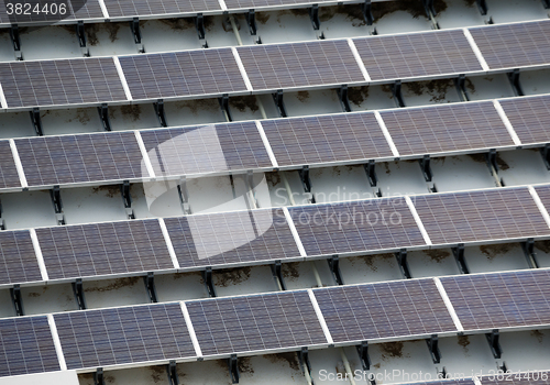 Image of Solar panel on roof top