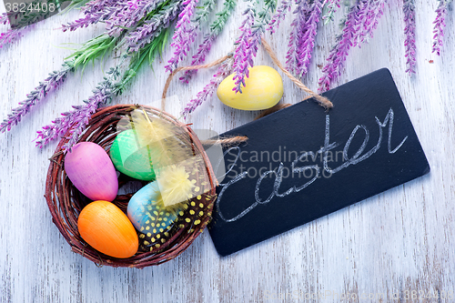 Image of decorative painted Easter eggs