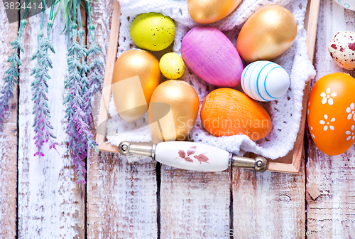 Image of easter eggs