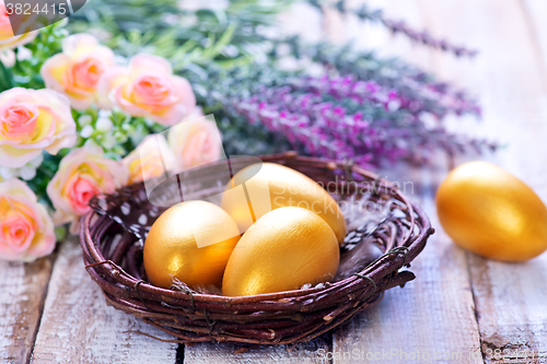 Image of easter eggs
