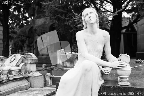 Image of Old Cemetery statue