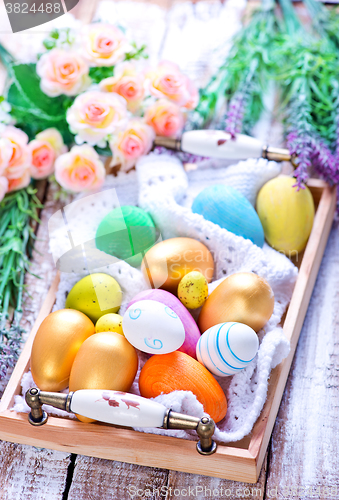 Image of easter eggs