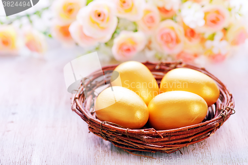 Image of decorative painted Easter eggs