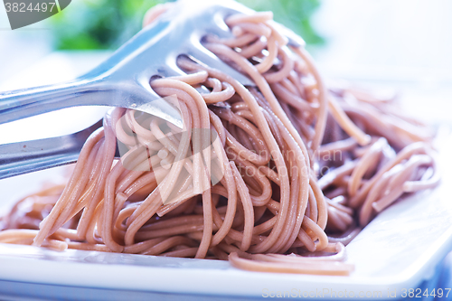 Image of boiled soba