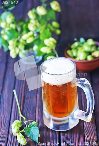 Image of fresh beer