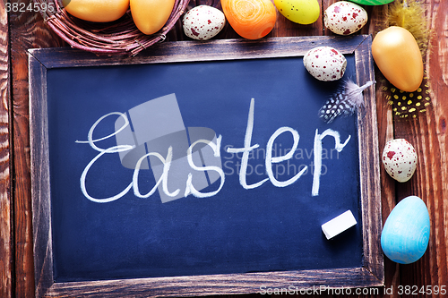 Image of easter eggs