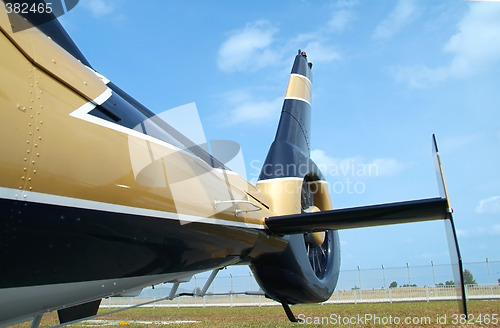 Image of Tail of helicopter