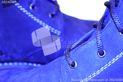 Image of men's winter boots isolated