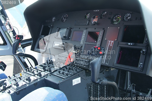 Image of Helicopter cockpit