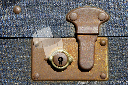 Image of Locked suitcase