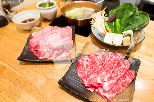 Image of Shabu-Shabu, hot pot of Japanese