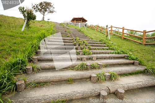 Image of Stair in countryside
