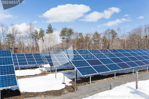 Image of Solar energy panels plant