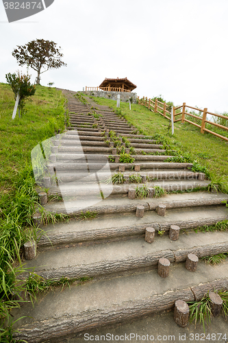Image of Steps in countryside