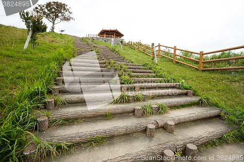 Image of Staircase and pavilion