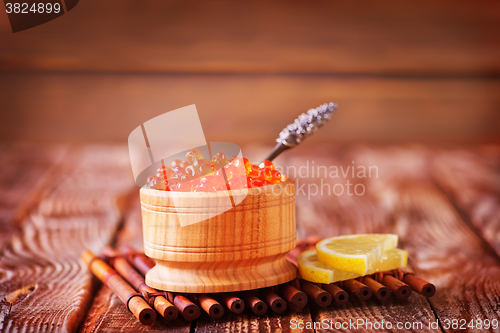Image of salmon caviar